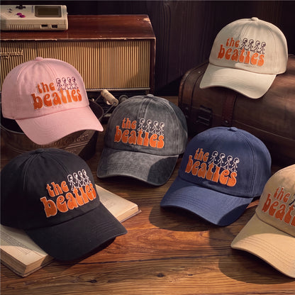 TBE Retro Stick Figures Premium Denim Cap QH