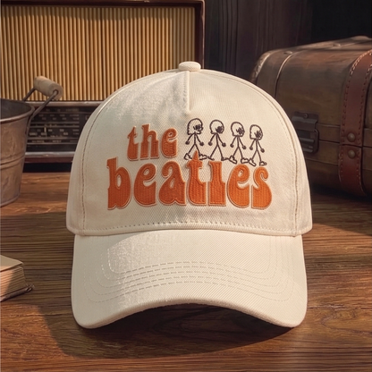 TBE Retro Stick Figures Premium Denim Cap QH