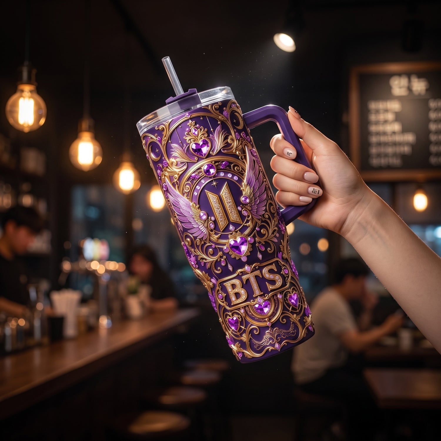 BTS 40oz Tumbler With Handle V2N87