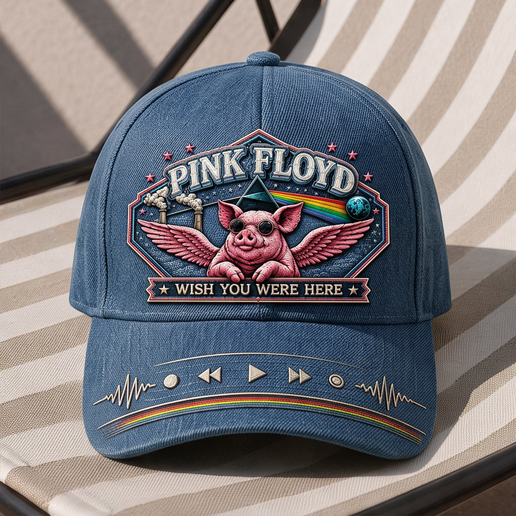 PFL Winged Pig Premium Denim Cap QH